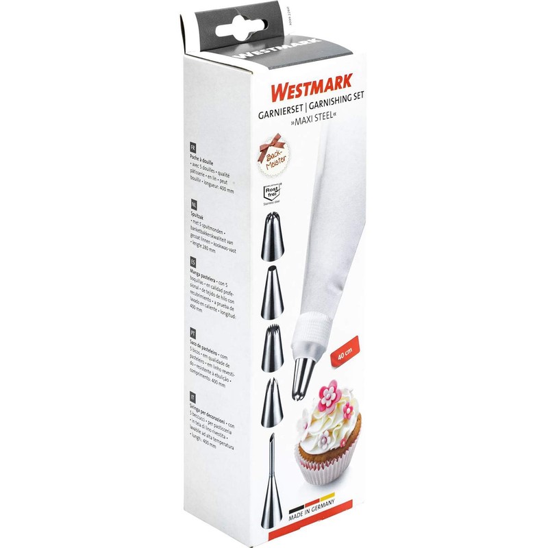 Westmark Garnishing Set Maxi 7 pcs, Stainless Steel White/Silver, 48