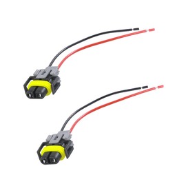 SCUARI Car Fog Light Wiring Harness Kit,Car Accessories,H8/ H9/ H11 Fog Light Harness Connector,Waterproof Pigtail Adapter Plug,Used to Stabilize The Headlight to Turn Fog Lights (2PCS)