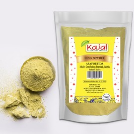 Kajal Asafoetida Powder (Hing), Indian Spice for Cooking Pure Indian Food, Best Hing Ever, 100% Natural and Pure