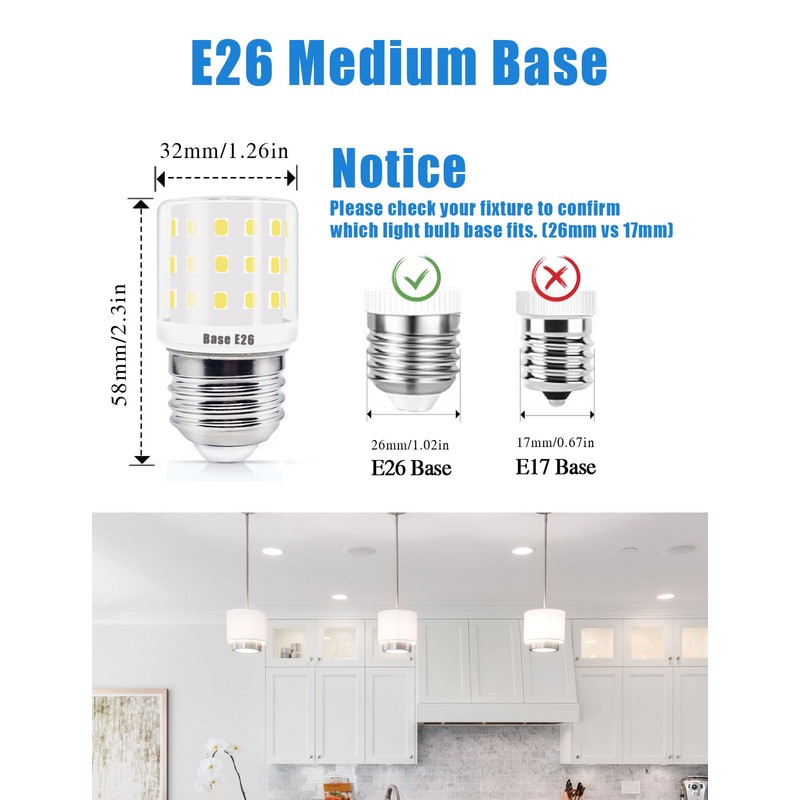 wossluck Refrigerator Light Bulb KEI D34L AC 100-265V 3.5W for