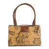 Patricia Nash Rienzo Multi Pocket European Map Leather Satchel