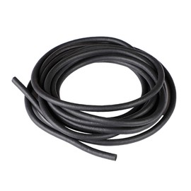 TA-VIGOR EPDM Foam Rubber Seal Weather Strip 10mm(0.39") Diameter x 3 Meter (9.8Ft) Long, Round Solid Foam Strip Rubber Weather Stripping for DIY Gasket, Foam Tubing, Crafts