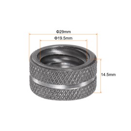 HARFINGTON 12" Pipe Wrench Nut Alloy Steel Replacement Parts for 12-inch Adjustable Pipe Wrench