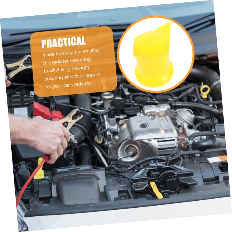 ABOOFAN 8pcs Durable Plastic Wheel Lug Nut Covers Visual Indicator