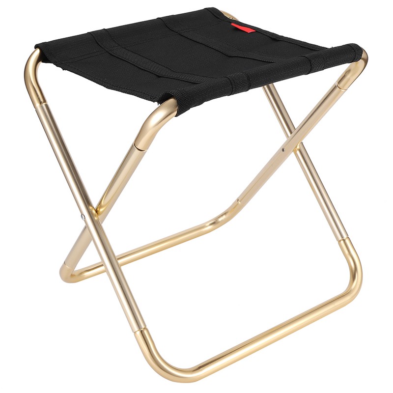 Folding Camp Stool Aluminum Alloy Portable Foldable Chair Seat for