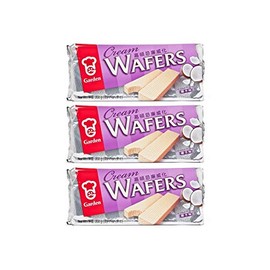 Garden Cream Wafer Coconut Flavor 200g, 3 Pack