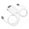 Aquarium Oxygen Pump Silent 2 Outlets Small Portable Fish Tank