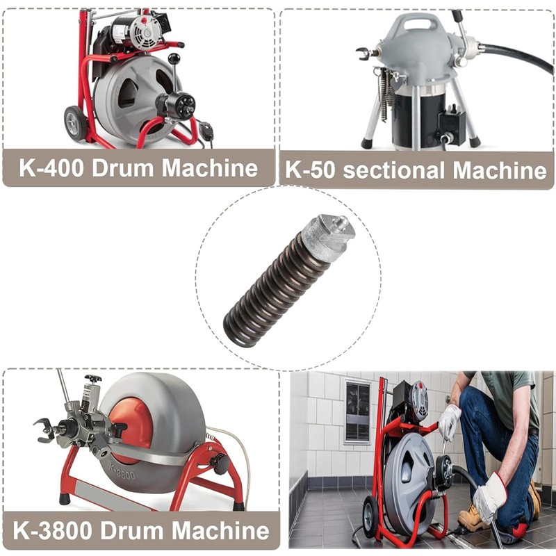91037 Cable Repair Coupling 3/8-Inch IW For RIDGID Drain Cleaning