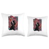R&B Magic Playlist Psychedelic Music Lover Headphones Art Throw Pillow