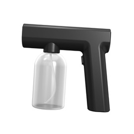 KONTONTY 1 Set Wireless Handheld Electric Sprayer Nano Atomizer with Type Charging Portable Black Design for Travel Makeup and Home Cleaning High Capacity and Sterilization Effect