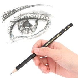 Garosa Sketching Pencil Set Drawing Sketch Pencil 8B, 7B, 6B, 5B, 4B, 3B, 2B, HB, H, 2H, 3H, 4H, 5H, 6H, for Beginners, Professional Artists, 24-Piece