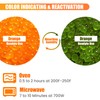 VOISEN 2 LBS Orange Indicating Silica Gel Desiccant Beads,Reusable Desiccant