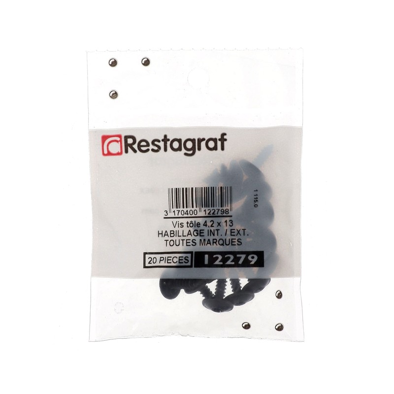 RLX Interior Wide Head Sheet Metal Screws Torx Drive 4.2