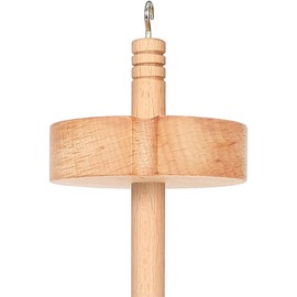 CENPEK Drop Spindle Top Quirl Yarn Spin Hand Carved Wooden Tool for Beginners