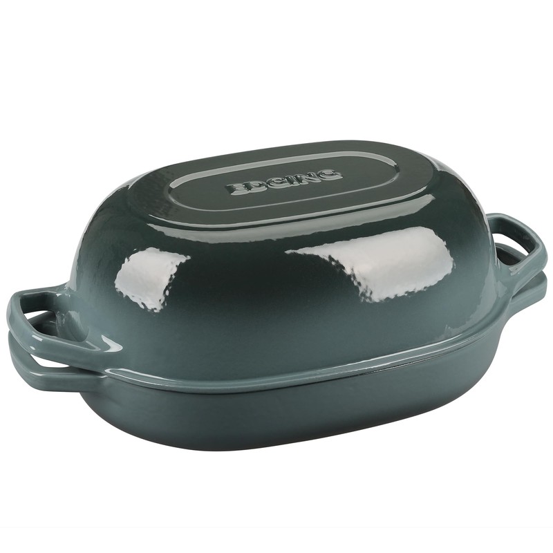 EDGING CASTING Enameled Cast Iron Dutch Oven Pot with Lid,
