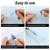 2 Pcs Reusable Handheld Paper Clam Clip Dispenser with 100