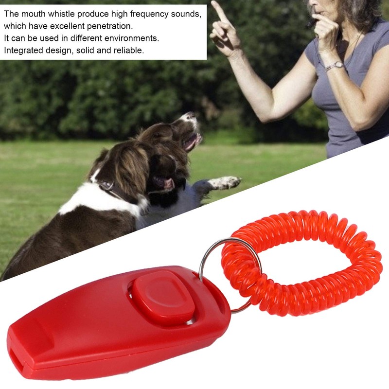 4pcs Pet Training Clicker 2 en 1 Pet Training Clickers