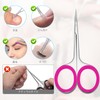 CGBE Cuticle Scissors Extra Fine Curved Blade, Eyebrow Scissors, Super