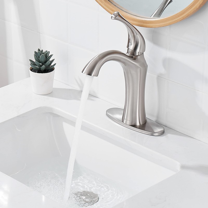 RODDEX Single Handle Bathroom Sink Faucet, 1 or 3 Hole
