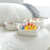NaturalCozy 5-Piece Rectangle Storage Basket Set- Natural Cotton Rope Woven