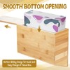 Hand Towel Box Cover for Kleenex with Sloped Top, Natural