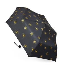 Drizzles Ladies Supermini Busy Bee Umbrella Women's Black Colour Brolley