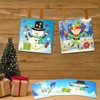 MONCAP Pack of 12 Christmas Craft Set Children Christmas Crafts