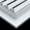 Fits 12x8 Duct Opening 1 Way Fixed Curved Blade Air