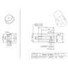 4mm Mounting Hub Universal Aluminum Alloy Motor Shaft Mounting Coupling