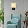 BTY Modern Wall Sconces Set of 2, Wall Lamps Bedroom