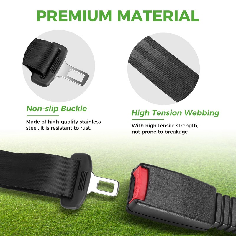 10L0L 3-Point 4 Passenger Seat Belt Bracket Kit for EZGO