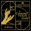 LARSEN STRINGS Violin Strings Il Cannone Gold A Soloist Aluminium