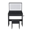 espidoo Makeup Vanity Desk with Lights & Mirror: Modern Dressing