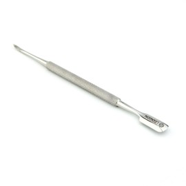 LEOGON Premium 2-Piece Nail Cleaning Tool Kit | Stainless Steel Dual-Ended Manicure Tools for Cuticle Cleaning & Nail Care | Professional Set with Elegant Storage Gift Box