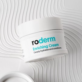 Ro Derm Enriching Cream | Instant 24-hour Hydration, Moisturizes for Hydrated, Smoother Skin | Includes Ceramide NP, Shea Butter & Humectants | 25 mL