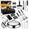 N NOBLE FAMILY 38PC Flat Top Grill Griddle Accessories Set