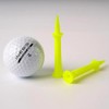 Decathlon 100 Golf Step Tees 46mm 10-Pack Unique Size Fluo