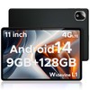 DOOGEE T30E, Tablet 11 Inch(2024), Android 14 Tablets, 128GB ROM/1TB