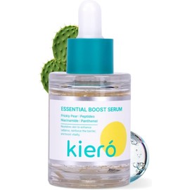 KIERO - Serum Facial Hidratante con Niacinamida y Péptidos - Suero Facial Coreano con Nopal y Pantenol - Luminosidad, Firmeza y Barrera Cutánea - Vegano 30 ml