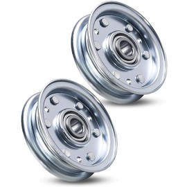 2Pcs Idler Pulley Fit for King Kutter 164090 RFM Series 4' 5' 6' Finish Mower, Lawn Tractor Deck Belt Pulley
