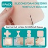 Dimora Silicone Foam Dressing Without Border - 6"x 6" Highly