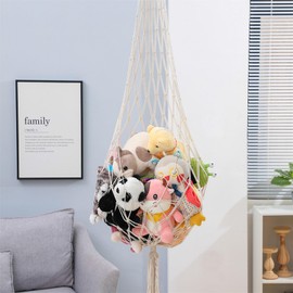 Toy Hammock Storage Net,Plush Toy Storage Net,Soft Teddy Storage, Hammock Net for Stuffed Animals, Mesh Storage for Nursery Play Corner Hammock (2PCS)