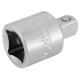 Draper 16803 Female to Male Socket Converter, 3/8" x 1/4", Blue