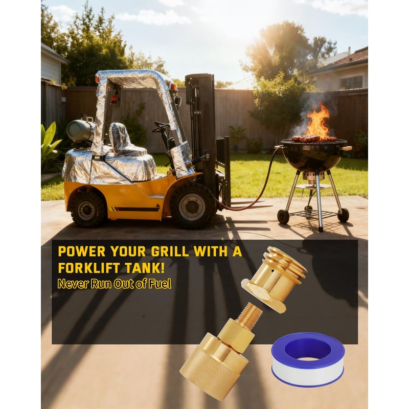 Foruly Forklift Propane Tank Adapter 1-1/4in to 1-5/16in
