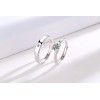 Monbelle 2 Anillos Duo Promesa Plata Fina 925 Amor Parejas
