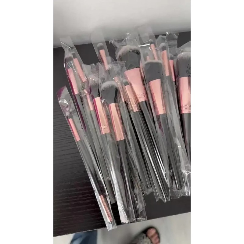 45pzs Brochas Maquillaje Base Profesional Kit Con Esponjas