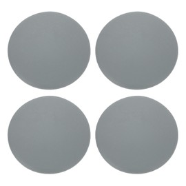 uxcell 4Pcs Door Stopper Wall Protector, 60mm/2.36" Gray Self Adhesive Bumper PVC Doorknob Buffer Guard for Home Office Door Stop