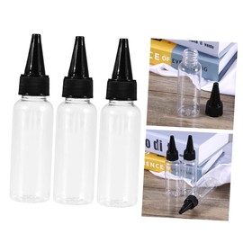 MERRYHAPY 12pcs Hair Coloring Bottles 100ml Plastic Salon Bottles Pointed Tip for Easy Application Leakproof for Hair Dye Shampoo Random