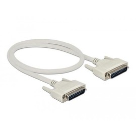 Delock Serial Cable D-Sub 25 Male to Male 0.5m