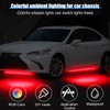 Sandfren Car Underglow Neon Accent Strip Lights, 4PCS RGB APP